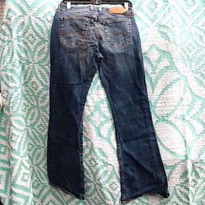 LUCKY BRAND SWEET N LOW SZ 8 / 29 Vintage 90s DUNGAREES JEANS DENIM 31L Women's